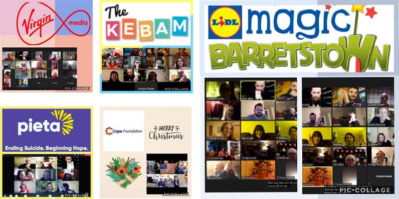 corporate-virtual-magic Virtual Corporate Event Magician with Client Logos